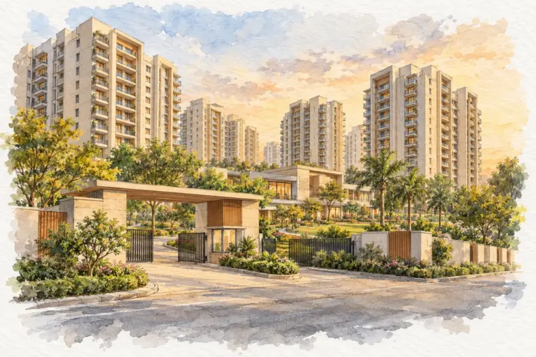 Illustration of Eros Southend Apartments