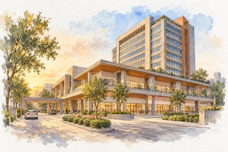 Illustration of Galaxy Blue Sapphire Plaza