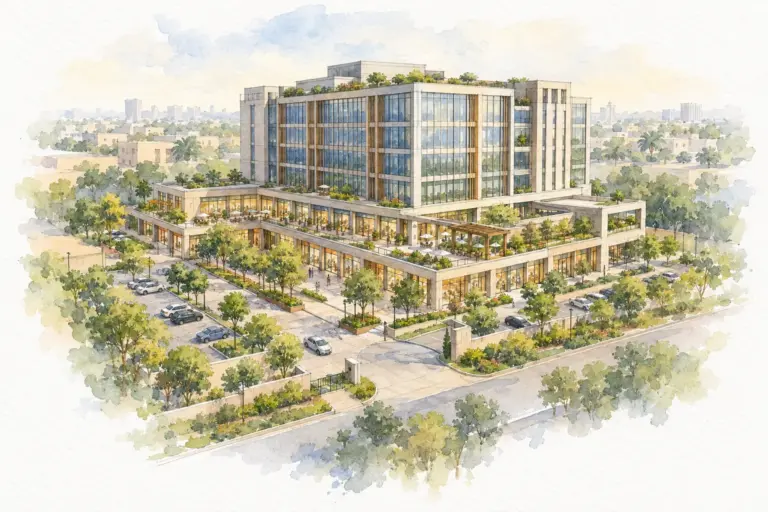 Illustration of Galaxy Diamond Plaza