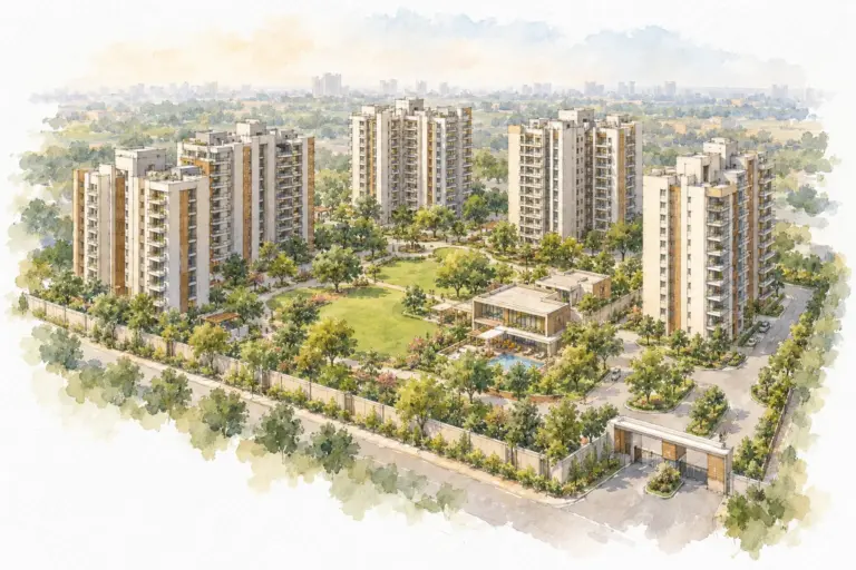 Illustration of Ganga Green Valley