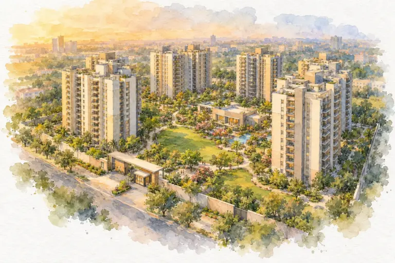 Illustration of Ganga Kashi Residences