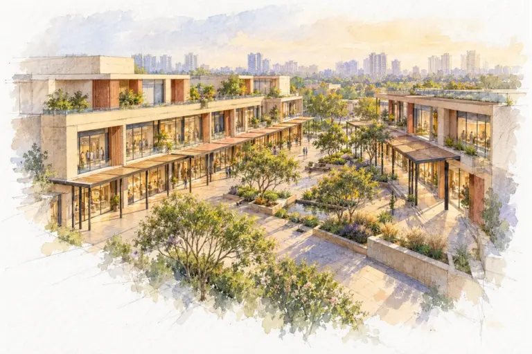 Illustration of Ganga Realty Swarnim