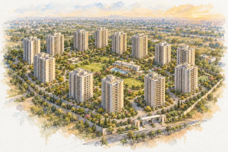 Illustration of Ganga Realty Tathastu