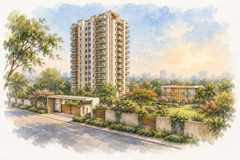 Illustration of Ganpati Apartments Gurgaon