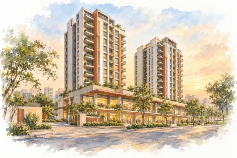 Illustration of Garg Global City Walk