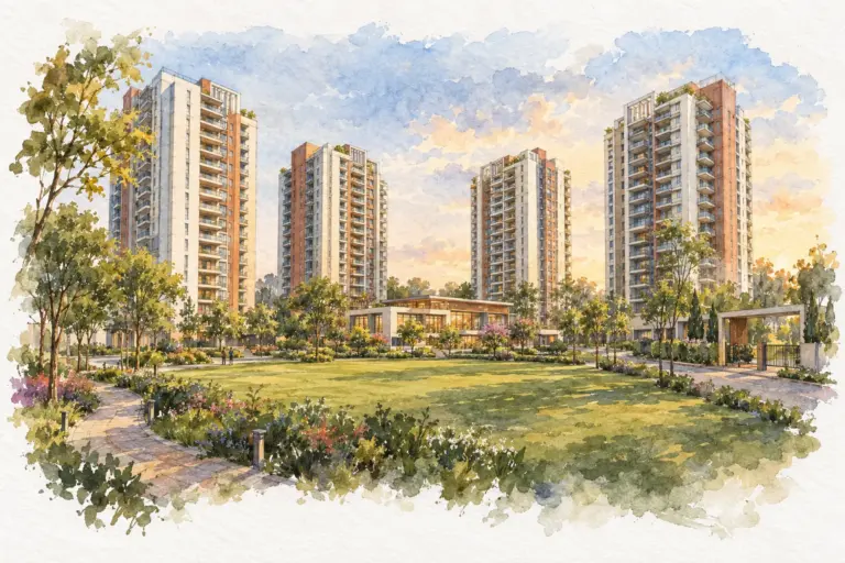 Illustration of Gaur City 2 - Sanskriti Vihar