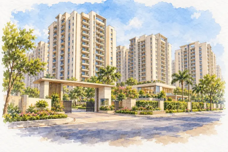 Illustration of Gaur City 3rd Avenue