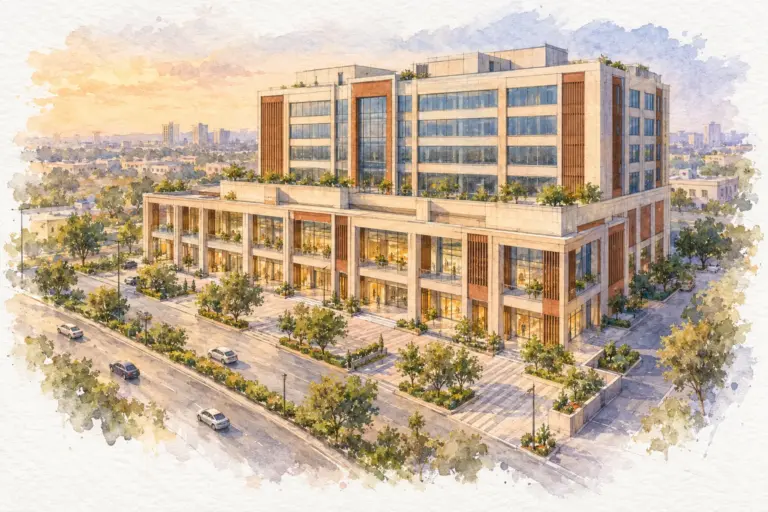 Illustration of Gaur City Center