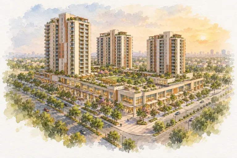 Illustration of Yamuna City Mall