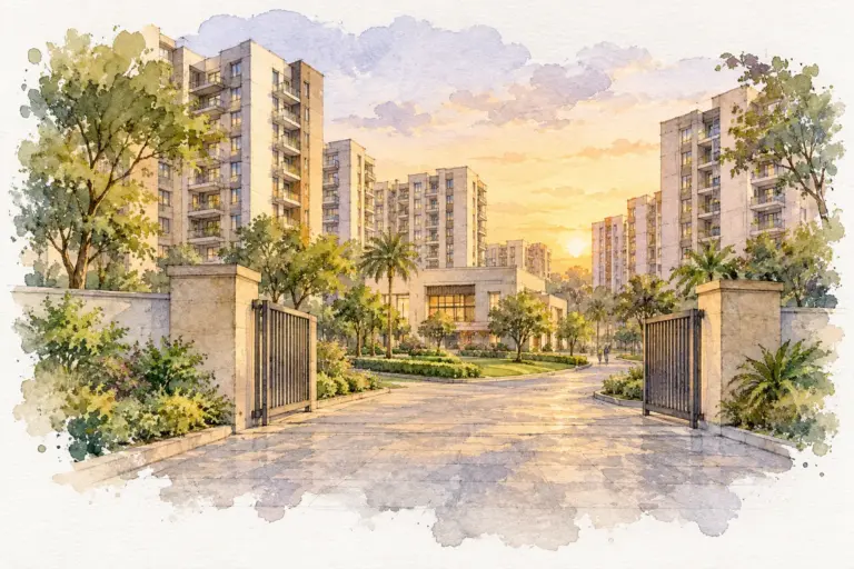 Illustration of Gaur Green Avenue