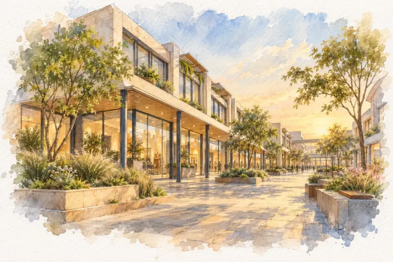 Illustration of Gaur World SmartStreet
