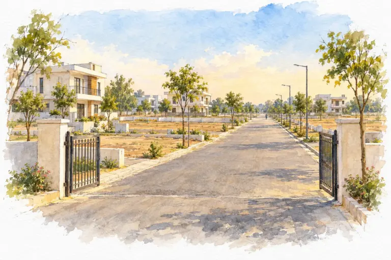 Illustration of Gaur Yamuna City 7th Park View