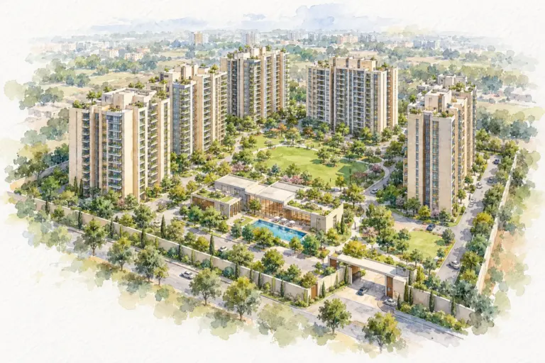 Illustration of GLS Arawali City