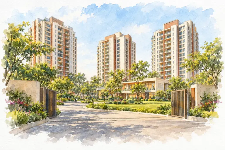 Illustration of Godrej Apartments