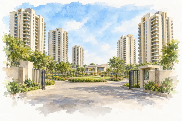 Illustration of Godrej Golf Links Windsor