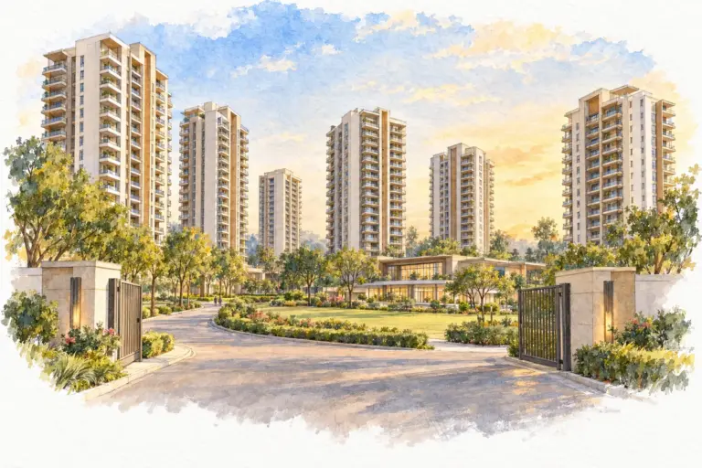 Illustration of Godrej Meridien