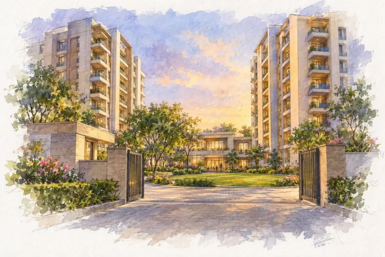 Illustration of Golden Damas Studio Apartment