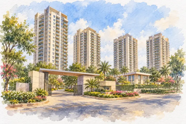 Illustration of Great India Apartment
