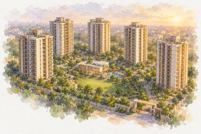 Illustration of Green Valley Apartment