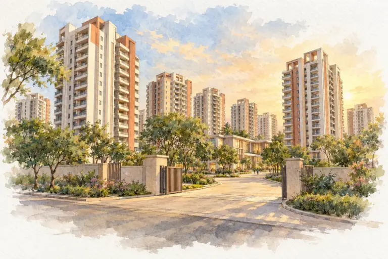 Illustration of Gulab Vihar Apartment