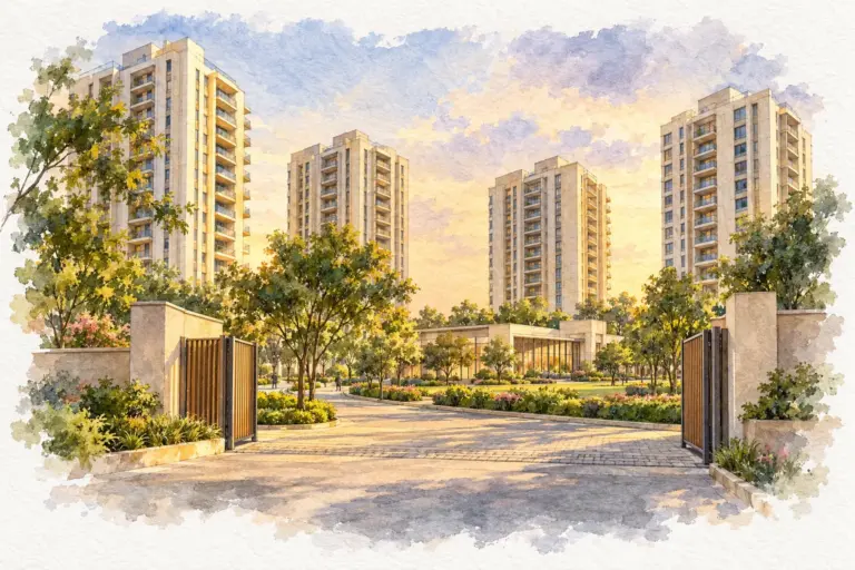 Illustration of Gyan Shakti Apartment