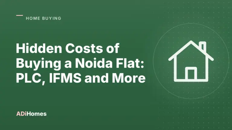 hidden costs of buying a flat in noida plc ifms and more cover 1