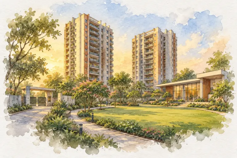 Illustration of Him Vihar Apartments