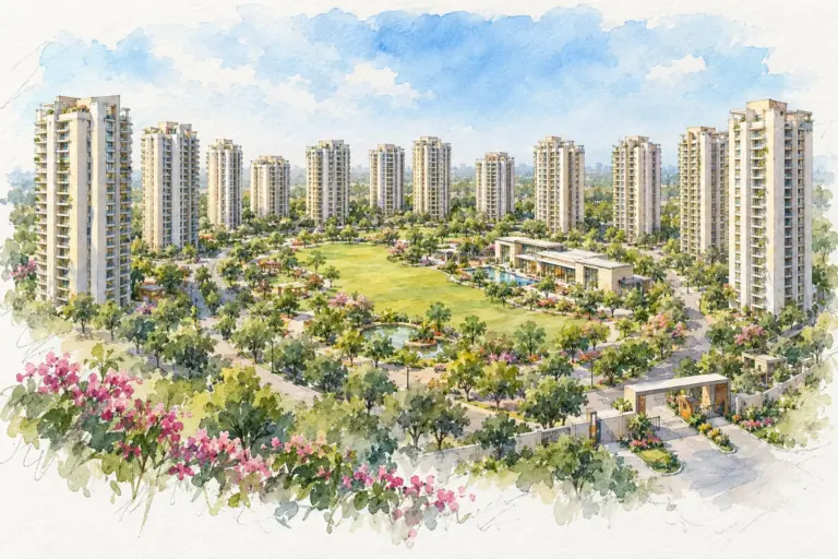 Illustration of Indiabulls Centrum Park