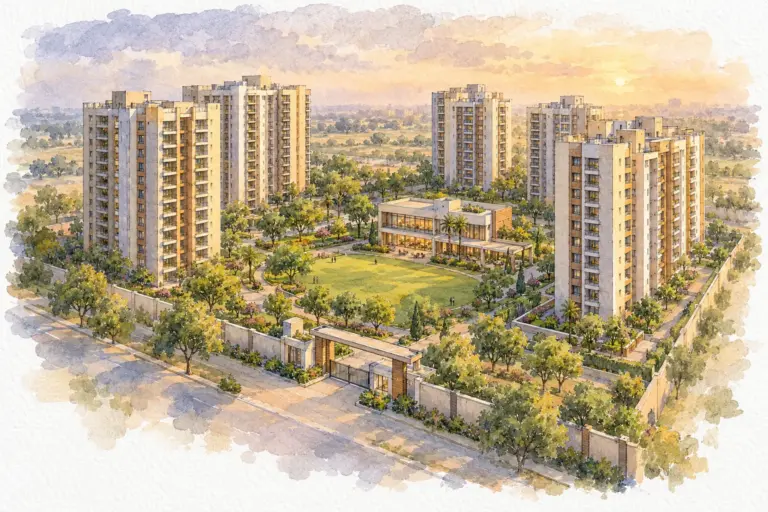 Illustration of Indiabulls Green Avenue