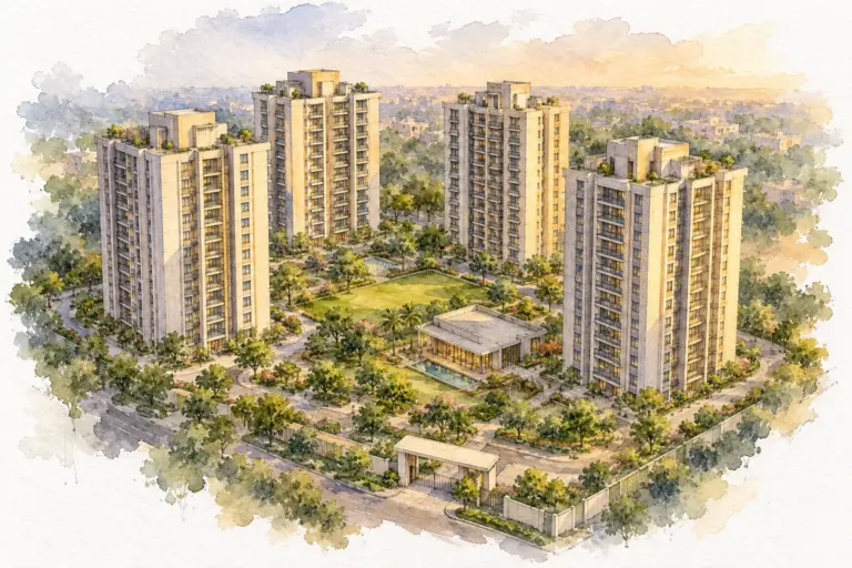 Illustration of Jai Maa Apartment