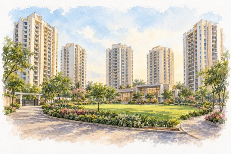 Illustration of Jamna Apartment