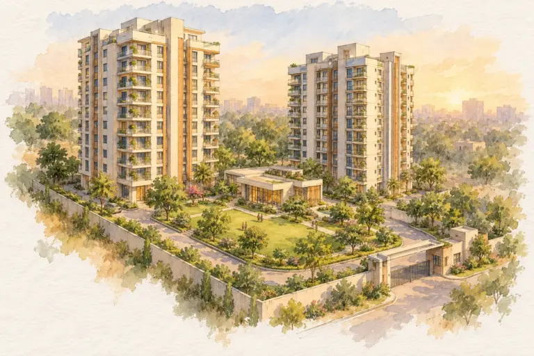 Illustration of Jawahar Apartments
