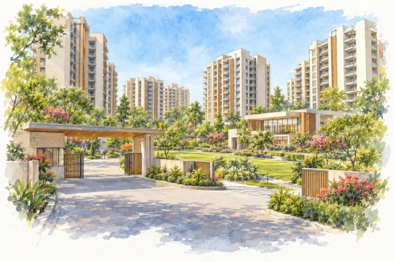 Illustration of Jaypee Greens Aman