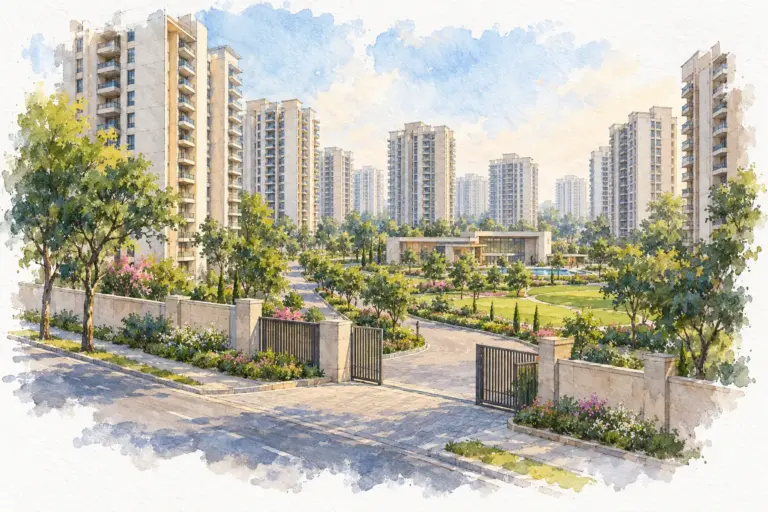 Illustration of Jaypee Greens Kensington Boulevard Apartments