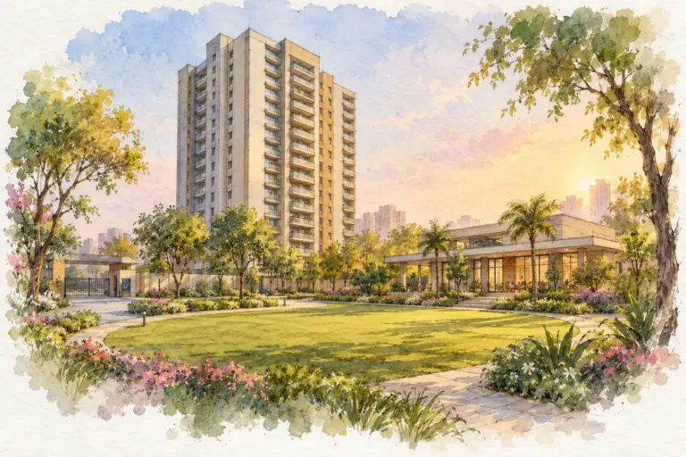 Illustration of Jeevan Tara Apartment