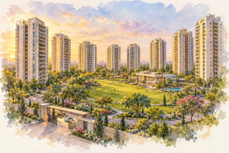 Illustration of Kadambari Apartments
