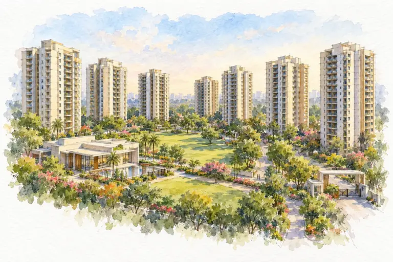Illustration of Kakateeya Apartments