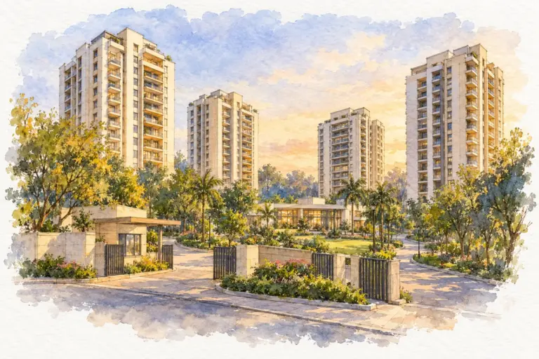 Illustration of Kalka Apartments