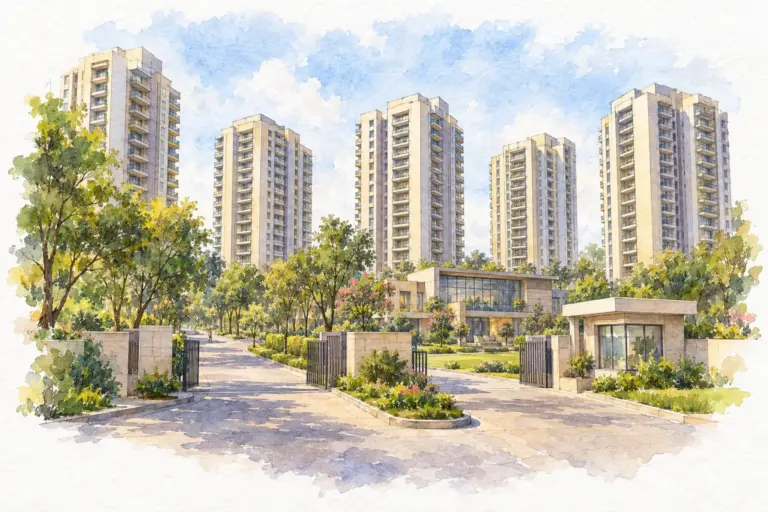 Illustration of Kamal Vihar Apartment