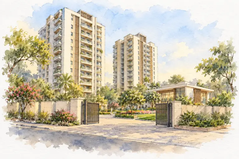 Illustration of Karor Apartments
