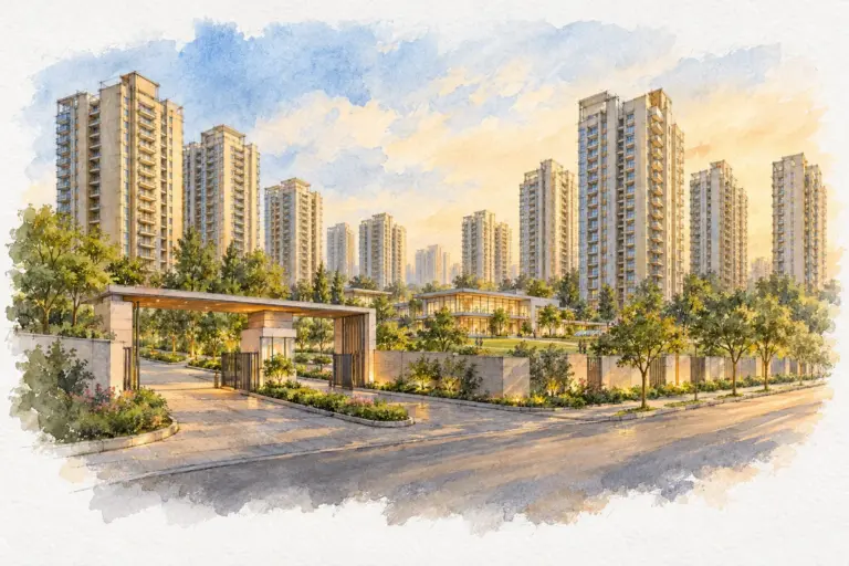 Illustration of Kashish Manor One
