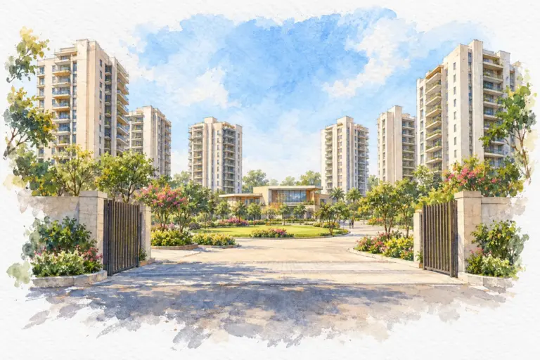 Illustration of Kaveri Apartment