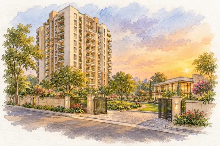 Illustration of Kedar Apartment