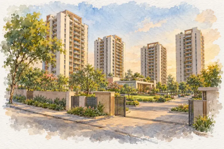 Illustration of Kewal Kunj Apartment
