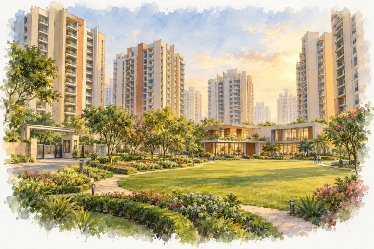 Illustration of Kohli One Housing Malibu Condominiums High Rise