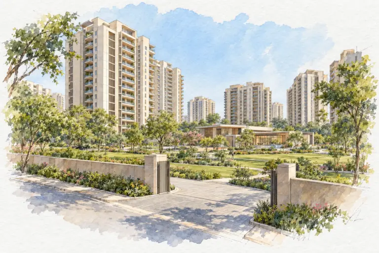 Illustration of Kohli One Malibu Town