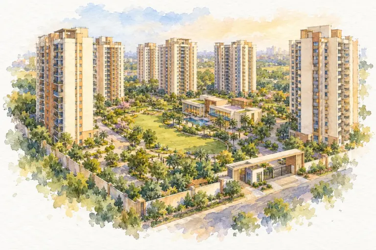 Illustration of Krisumi Waterside Residences The Forest Reserve