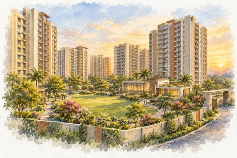 Illustration of Landmark Kunjean Heights