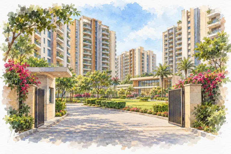 Illustration of Laxmi Kunj Apartment
