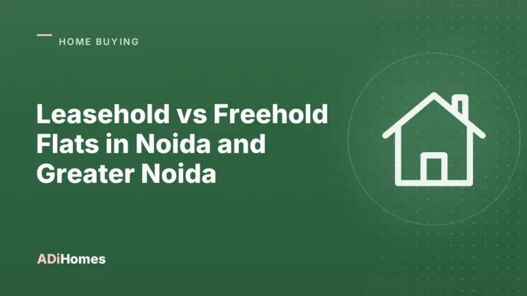 leasehold vs freehold flats in noida and greater noida cover 1